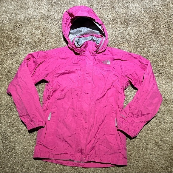 The Northface HyVent hot pink jacket Large Bb - Picture 1 of 6